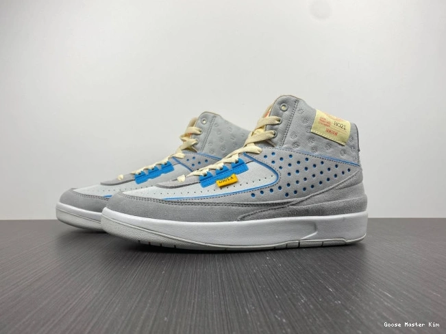 Grey DN3802-001 Fog Jordan 2 Union Retro 0630
